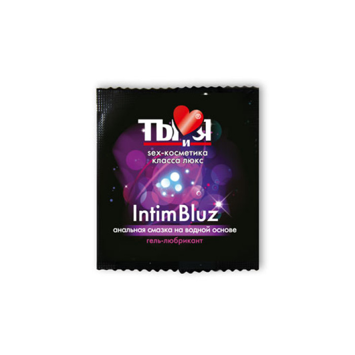 'Гель-лубрикант Ты и Я Intim Bluz'' анальный 4 г